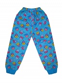 Брючки для девочки на манжете, футер