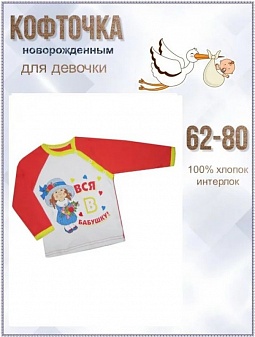 Распашонка яс., дев.