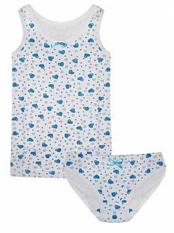 Комплект для девочки (майка+трусы), набивка