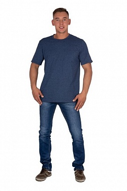 Джемпер мужской Великан с карманом, круг.вырез