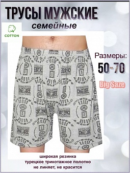 Трусы мужские семейные
