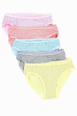 Трусы для девочки, горошек