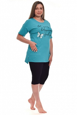 Бриджи женские, кулир с лайкрой