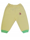 Брюки ясельные для девочки, футер